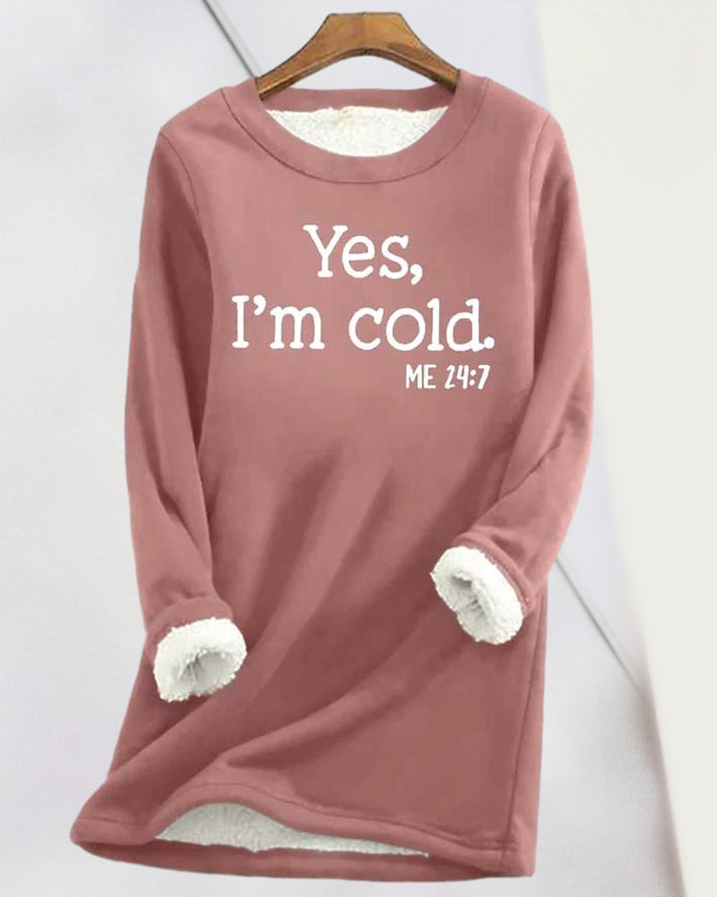 Stilla | Warmer Pullover Mit Süßem Text