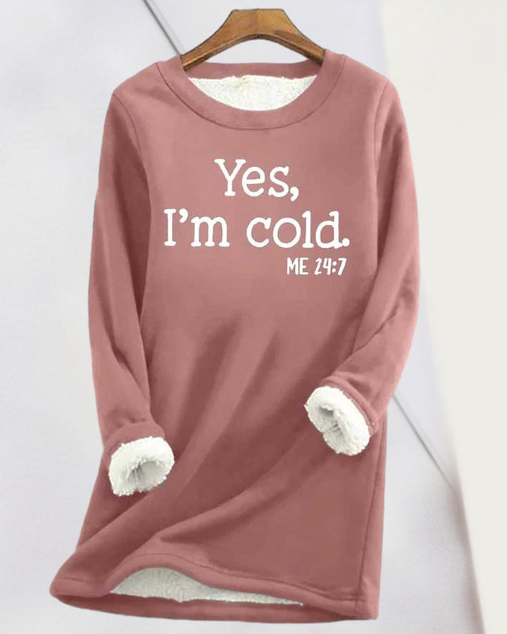Stilla | Warmer Pullover Mit Süßem Text