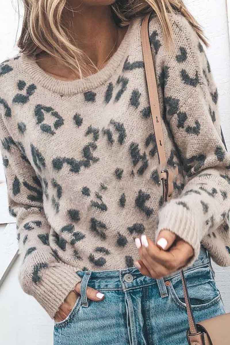Stilla | Læderpullover i trendy look