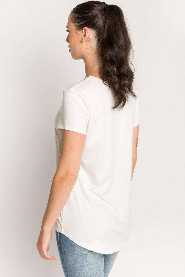 Stilla | Blødt Cap Sleeve Shirt