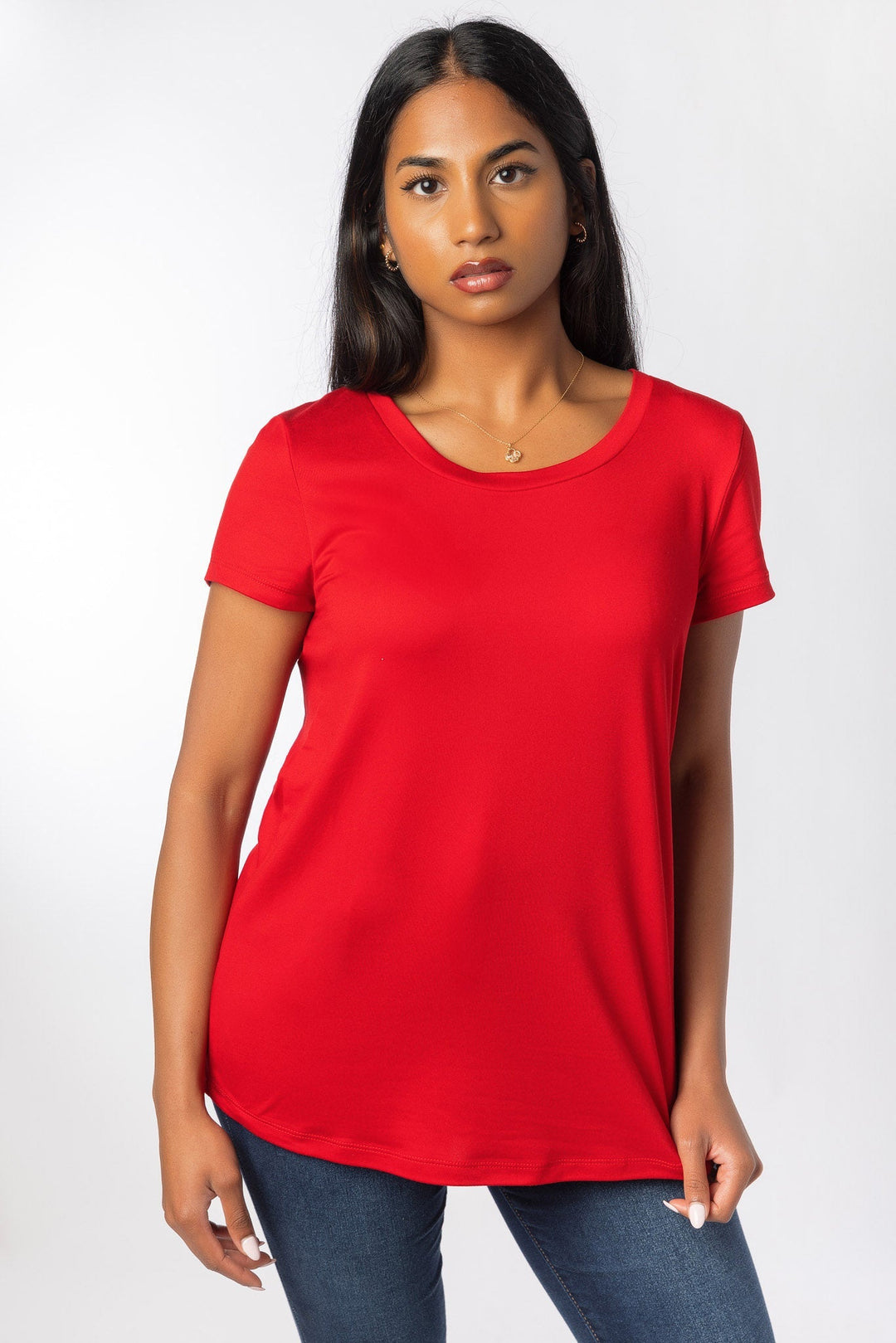 Stilla | Blødt Cap Sleeve Shirt