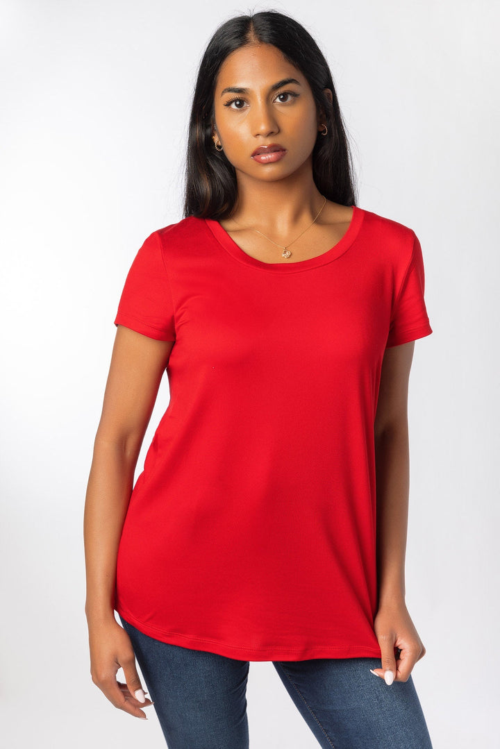 Stilla | Blødt Cap Sleeve Shirt