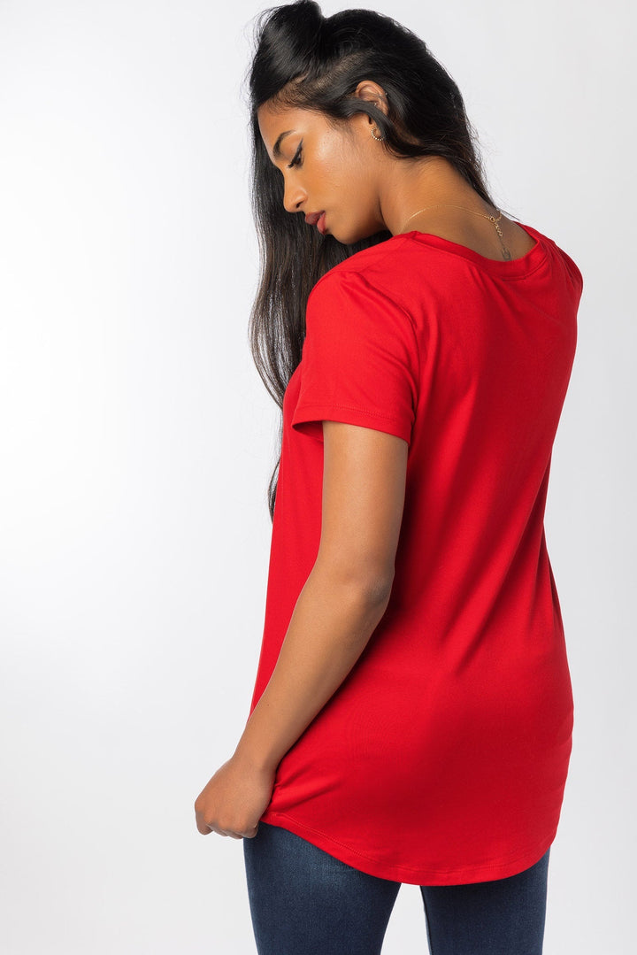 Stilla | Blødt Cap Sleeve Shirt