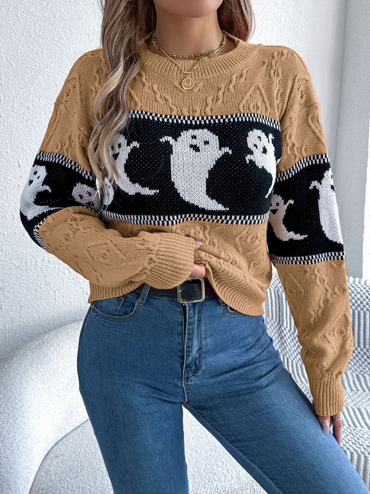 Stilla | Langærmet Pullover Med Rund Halsudskæring Ghost