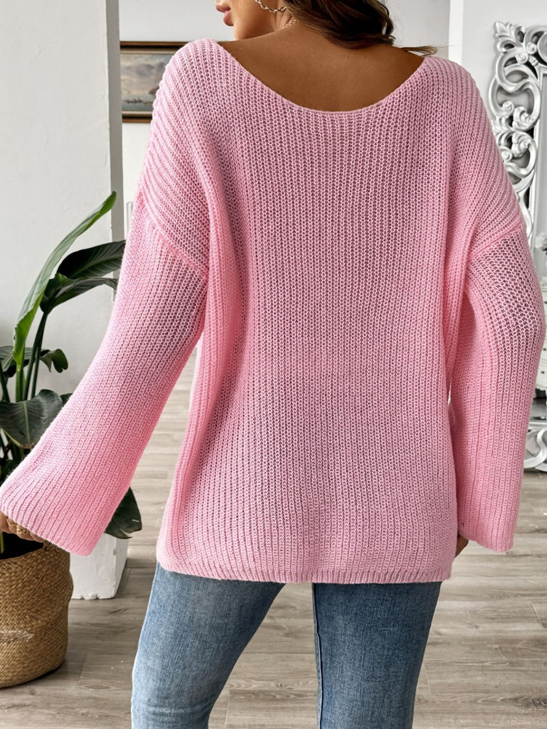 Stilla | Rund halsudskæring sweater med lange ærmer