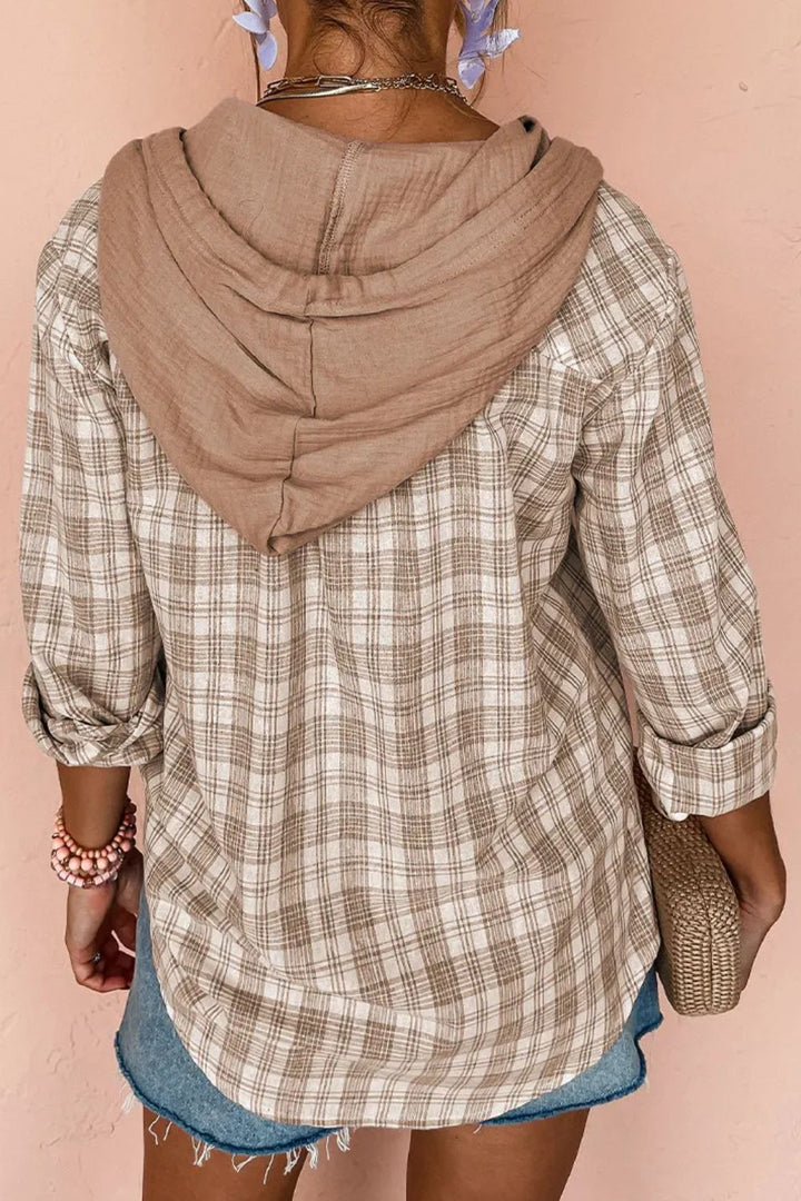Stilla | Hoodie med snor og knapper