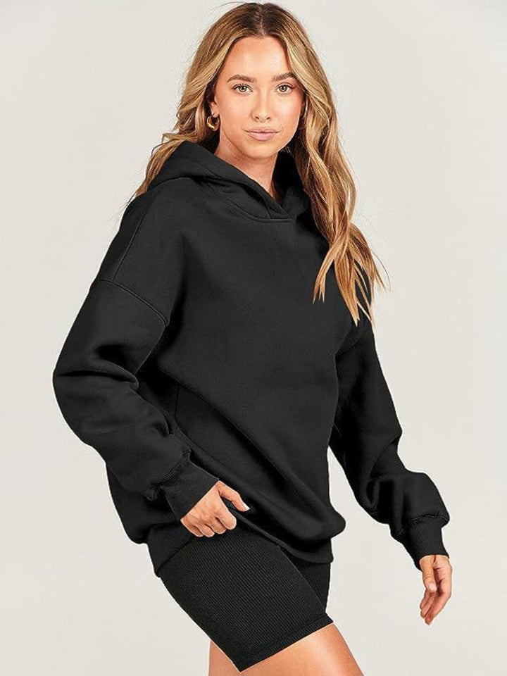 Stilla | Sweatshirt med lange ærmer og faldende skuldre