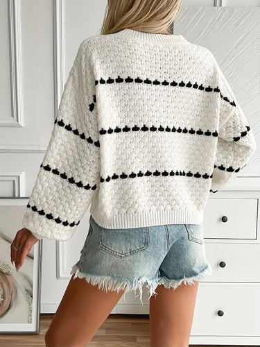 Stilla | Elegant strikpullover med rund halsudskæring
