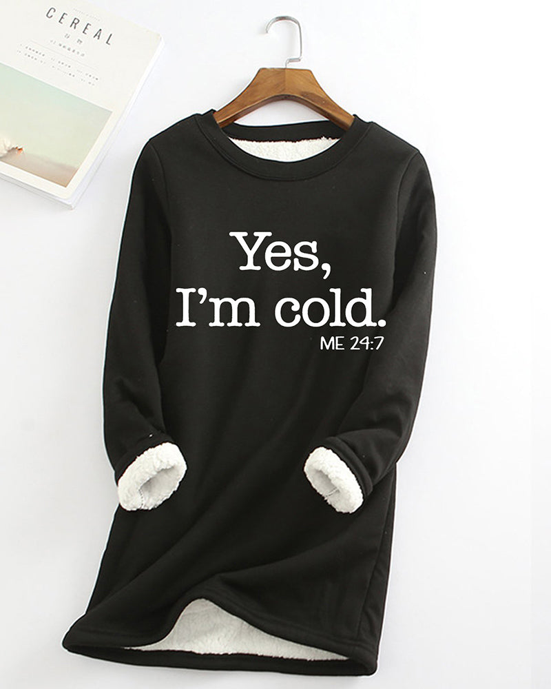 Stilla | Warmer Pullover Mit Süßem Text