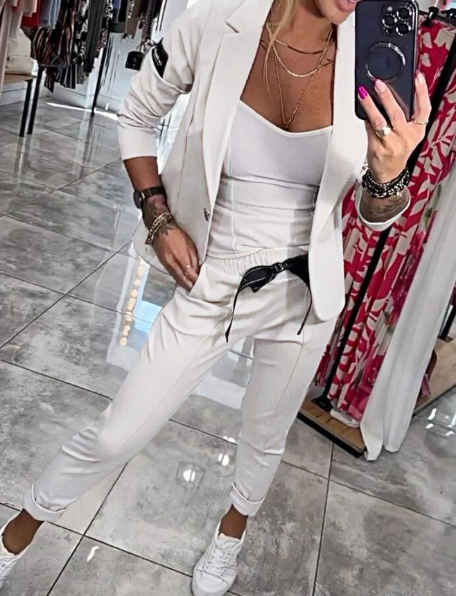 Stilla | Elegant bomuldsjakke og bukser