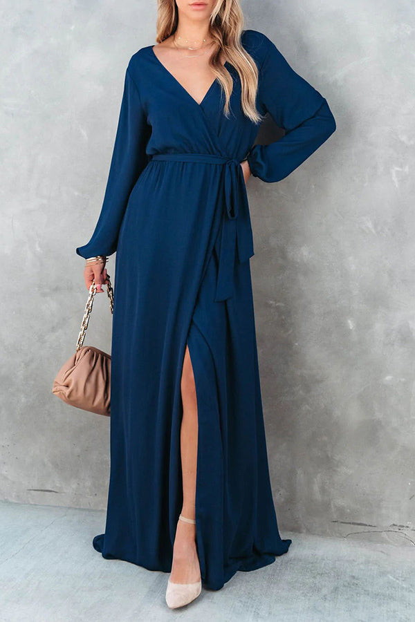 Stilla | Elegance Er Skønhed Front Bind Maxi Kjole