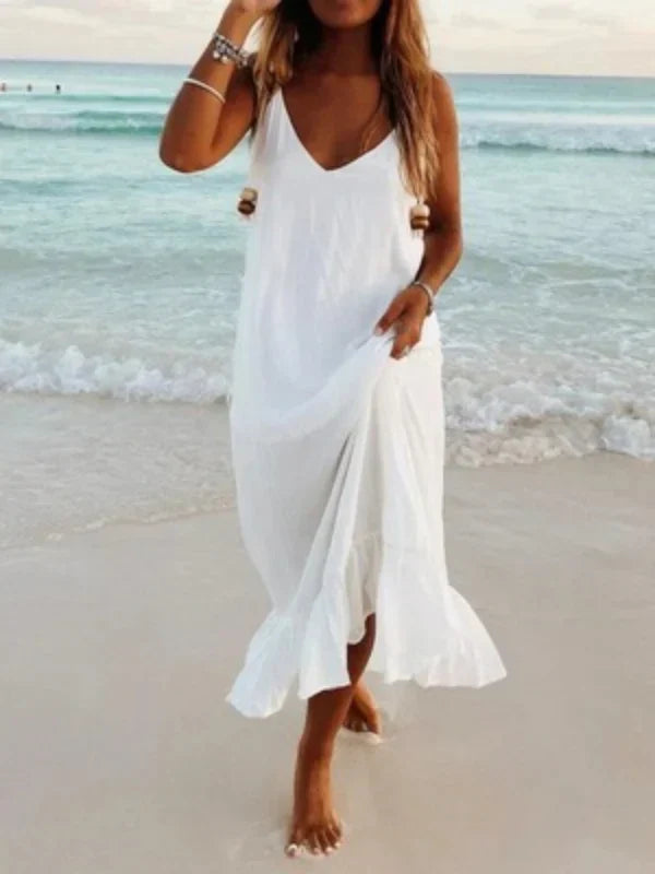 Stilla | Boho kjole Marine