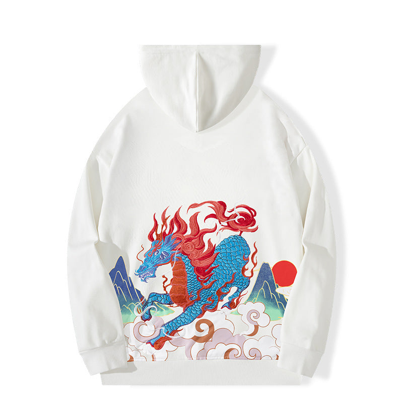Stilla | Hoodie med Drageprint