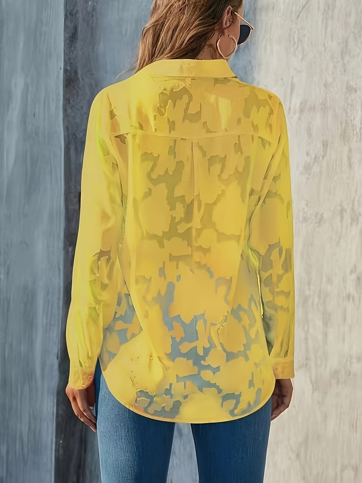 Stilla | Jacquard Dameskjorte