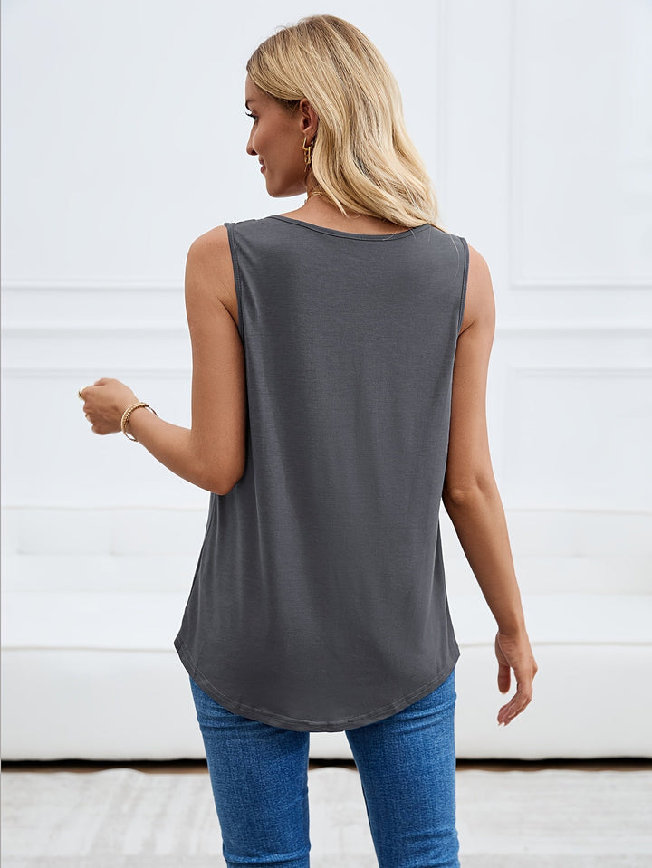 Stilla | Blonde Top Med Plisseringer