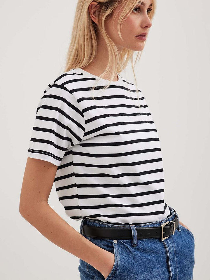Stilla | Stribet T Shirt