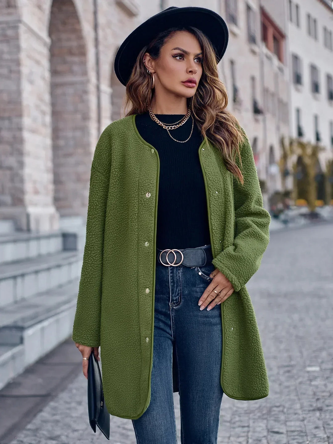 Stilla | Vintage Cape med lang snit
