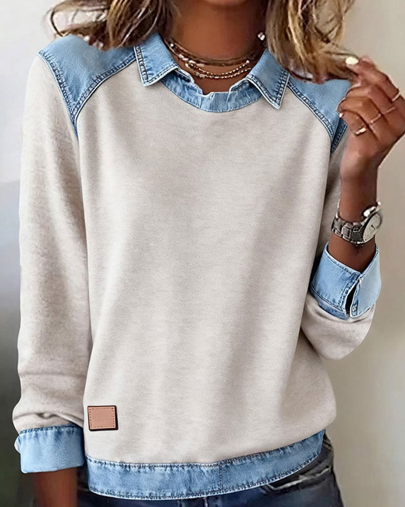 Stilla | Fashionable Revers Langærmet