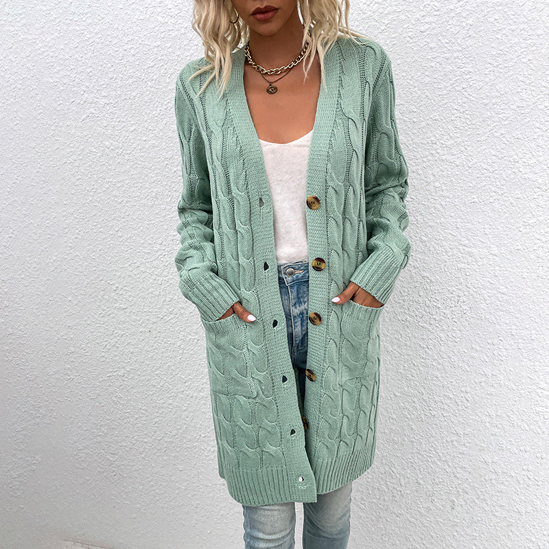 Stilla | Længere Cardigan Med Knapper