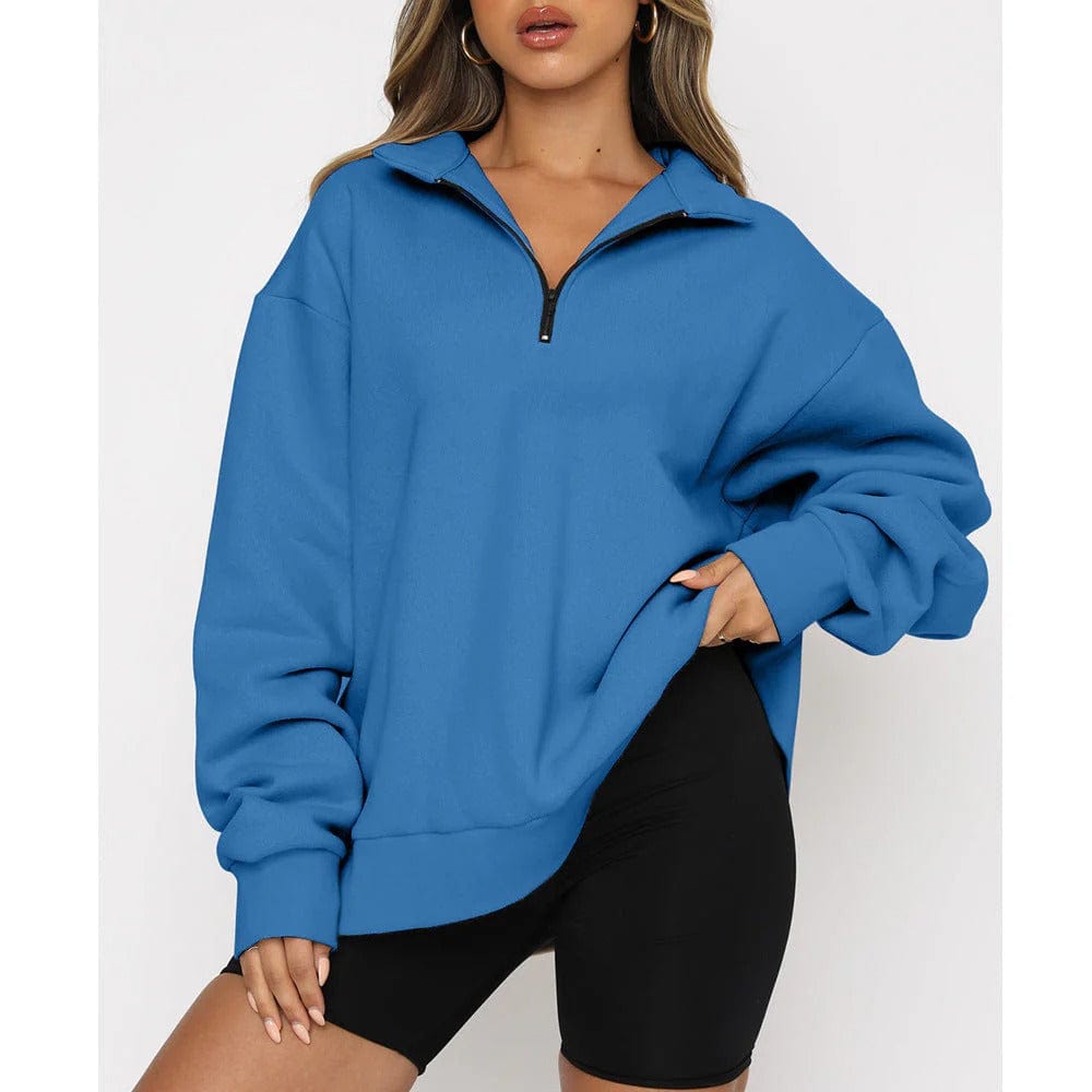 Stilla | Zip-Jumper Læssig Moderne Stil Ideel til vinteren