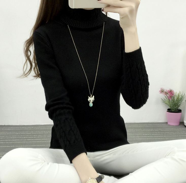 Stilla | Rullekrave sweater Minda til damer