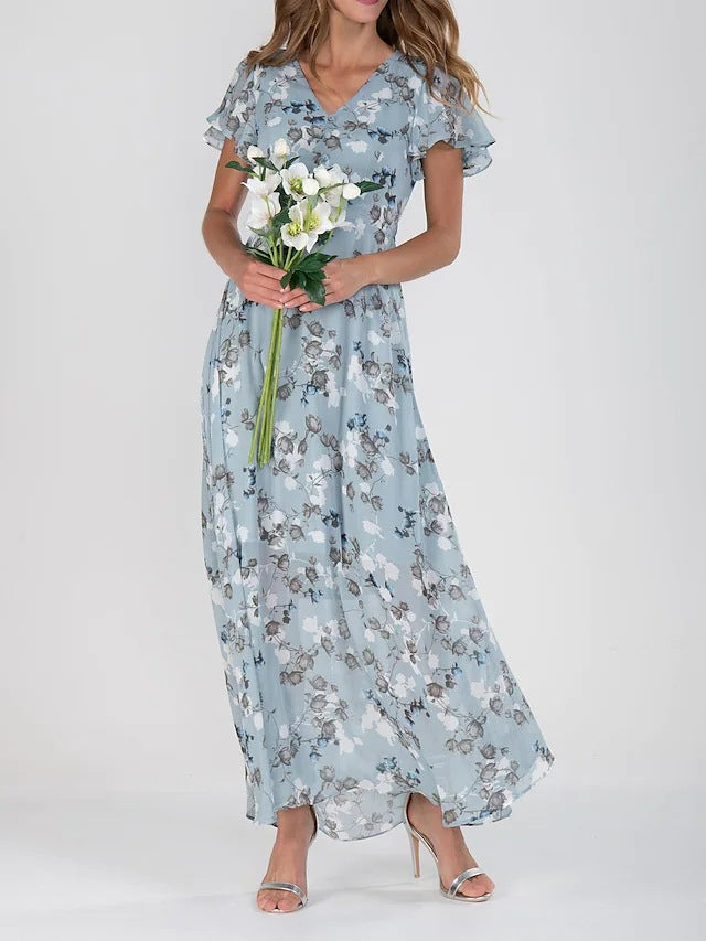 Stilla | Langærmet Blomsterkjole Julie