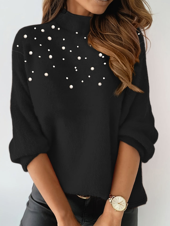 Stilla | Turtleneck Med Perler