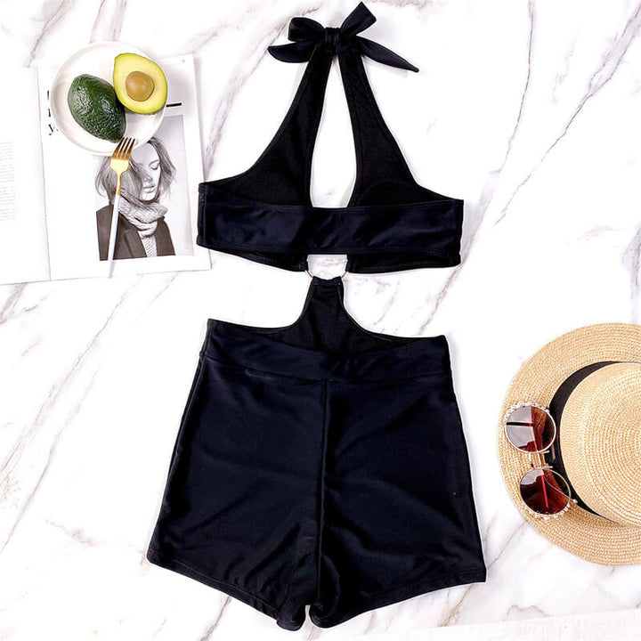 Stilla | Badedragt Stil Jumpsuit Med Forførelse Ring