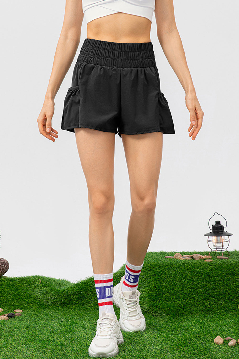 Stilla | Talje Lomme Active Shorts