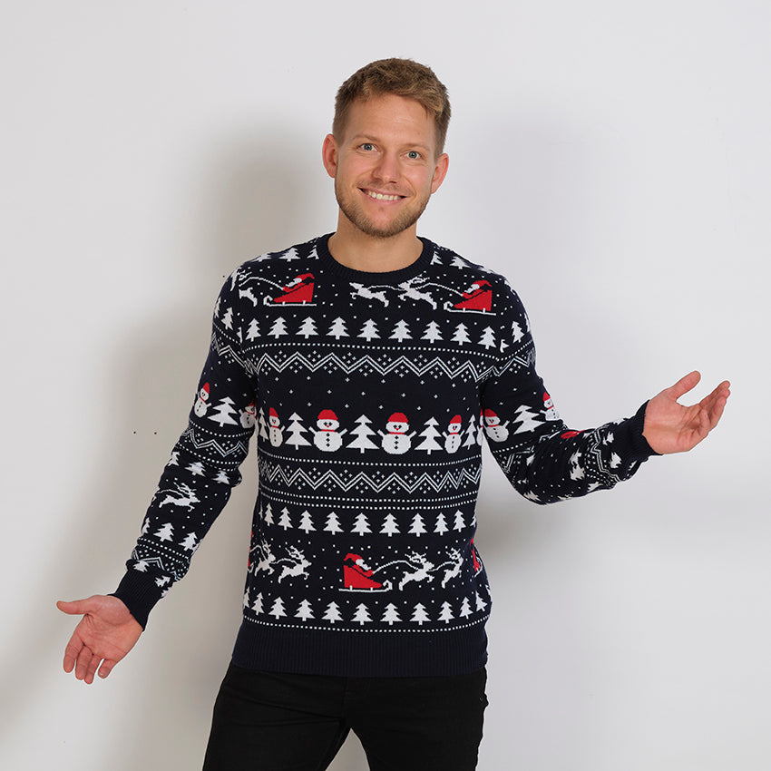 Stilla | Den stilfulde juledragt Navy Herre