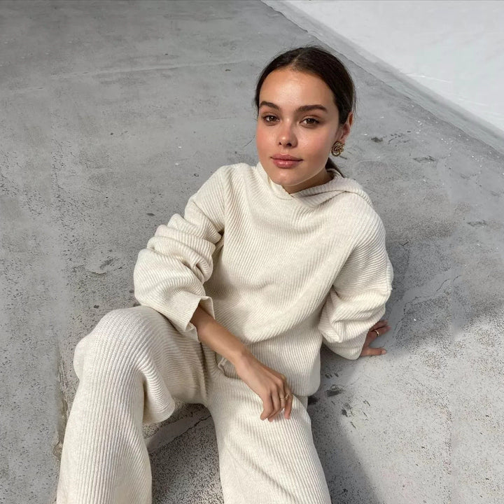 Stilla | Strik Sweatshirt Sæt Beth