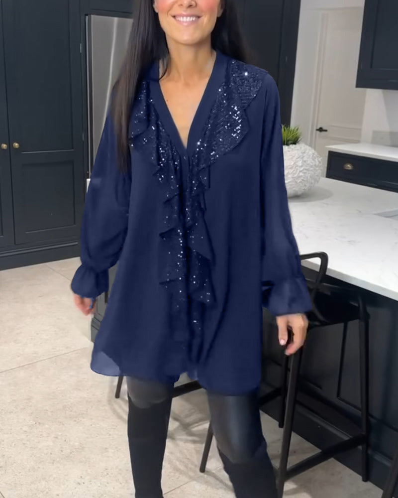 Stilla | Elegant Bluse Med Rynker