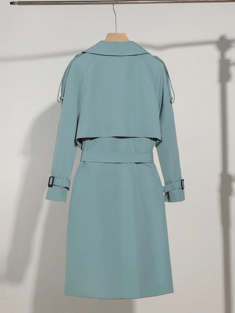 Stilla | Frakke med bælte-design Casual Plus Size til kvinder Perfekt til afslappede dage