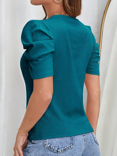 Stilla | T-Shirt Med Puffede Ærmer