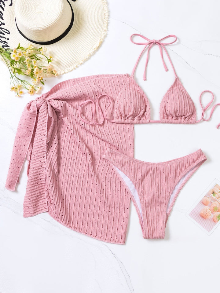 Stilla | Triangle Bikini top og natkjole nederdel