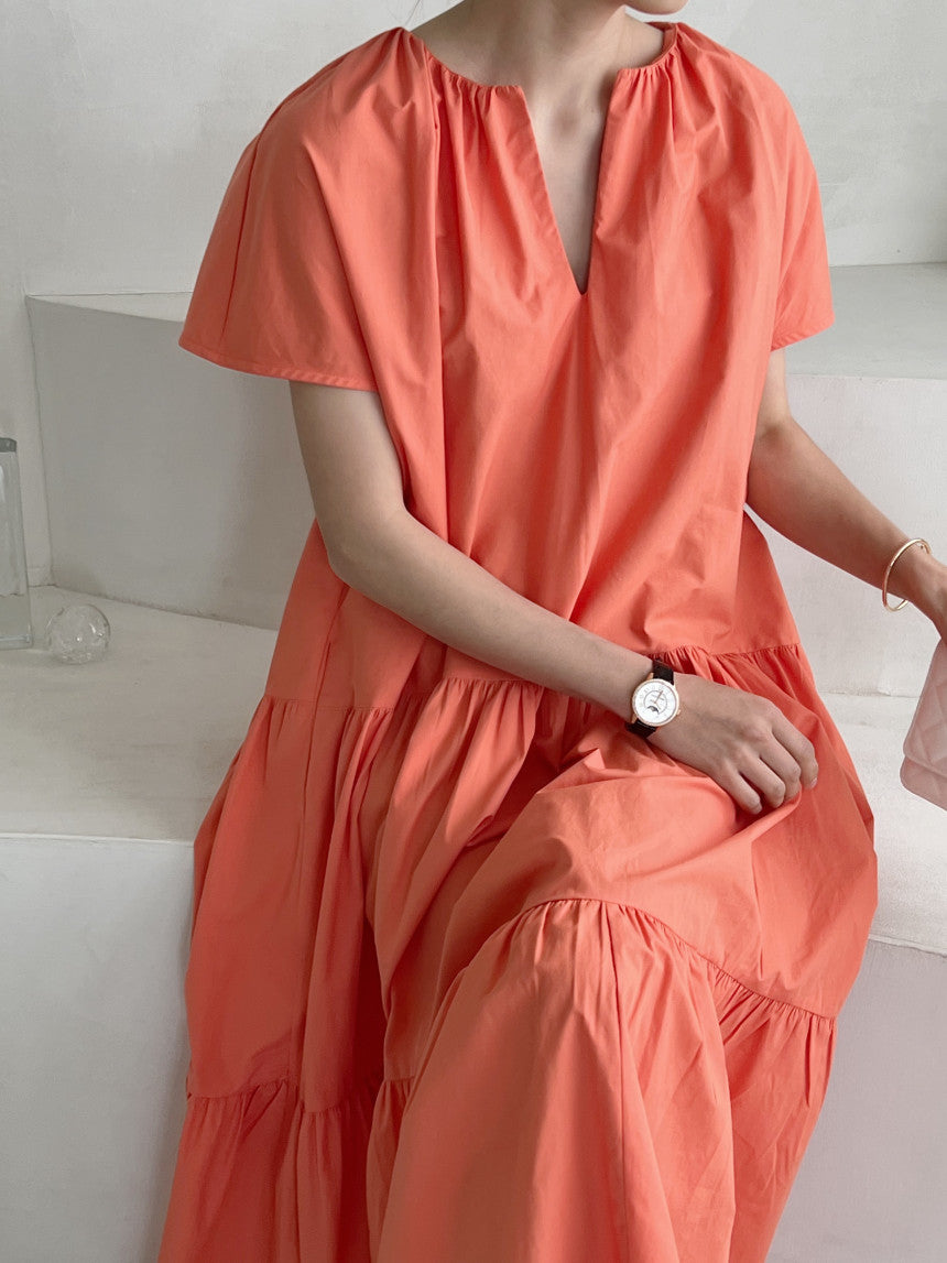 Stilla | Midi Cape Kjole