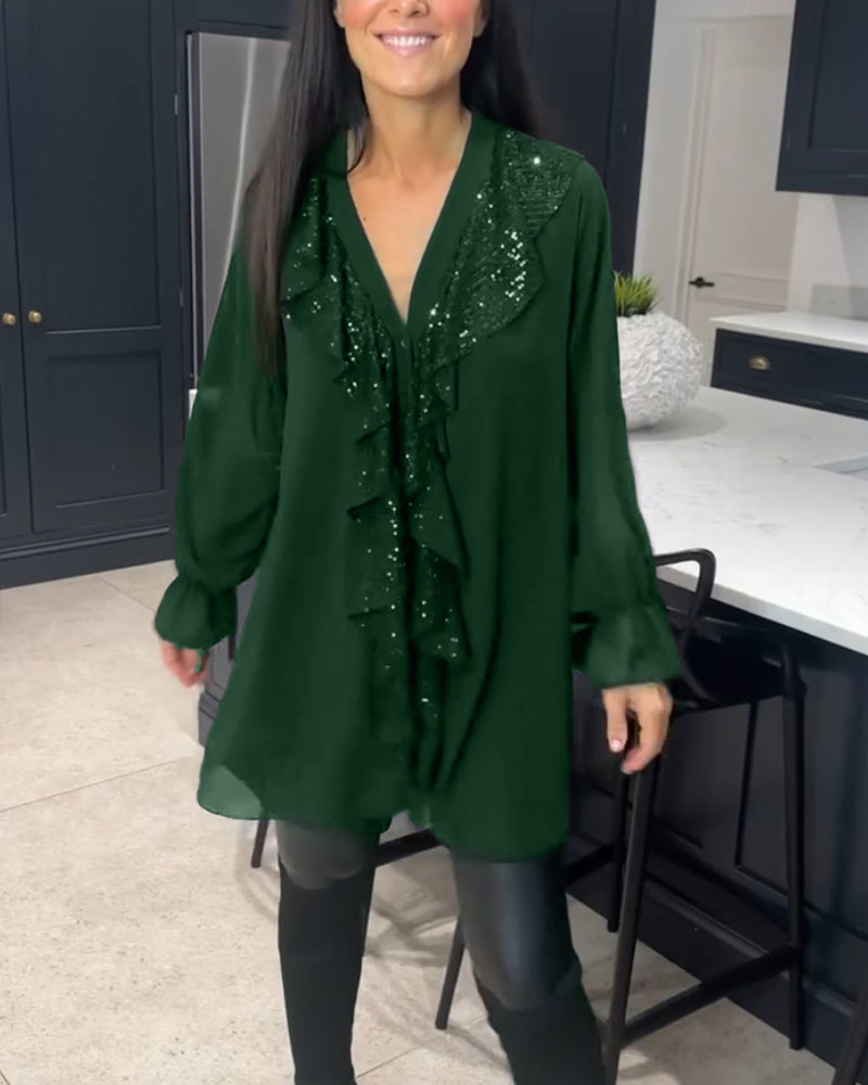 Stilla | Elegant Bluse Med Rynker