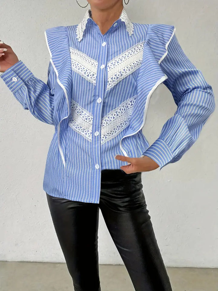 Stilla | Bluse Lange Ærmer Af Bomuld Vintage Esprit