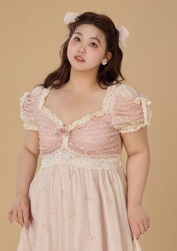 Stilla | Plus Flower & Alice Regency Kjole