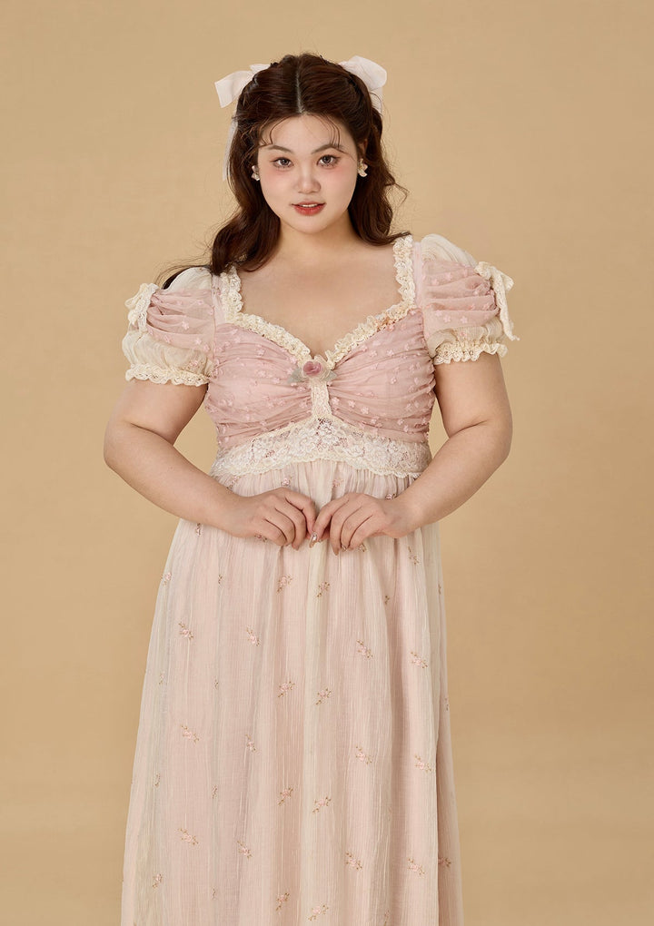 Stilla | Plus Flower & Alice Regency Kjole