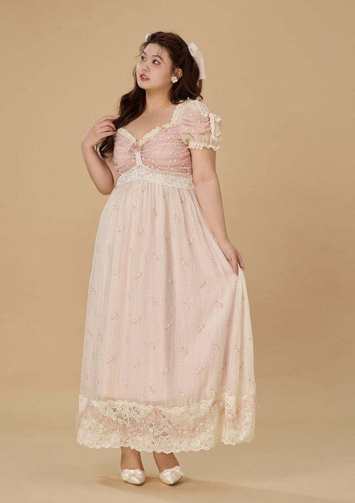 Stilla | Plus Flower & Alice Regency Kjole