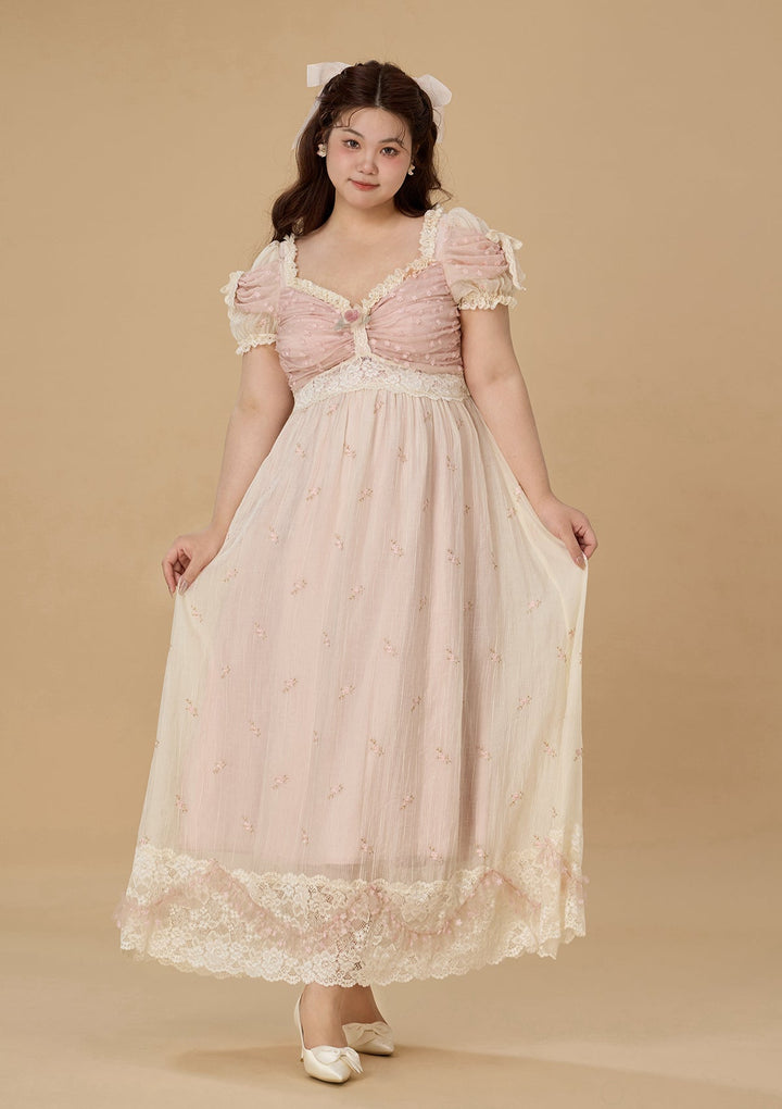 Stilla | Plus Flower & Alice Regency Kjole