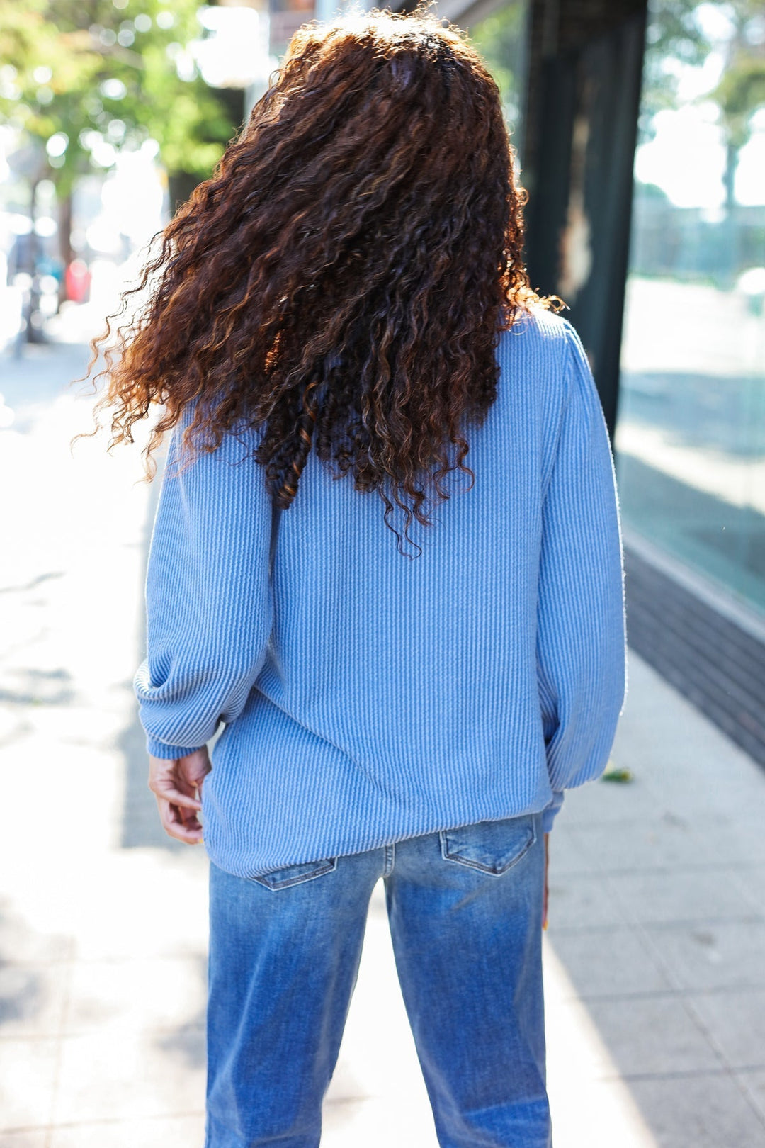 Stilla | Langærmet skjorte i vintage ribdenim med mineralvask Everyday Vintage