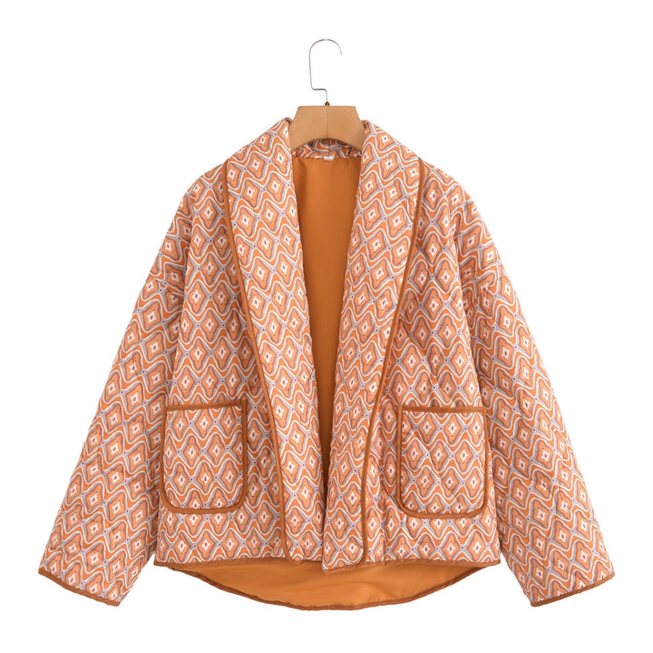 Stilla | Åben Quiltet Jakke I Boho Stil