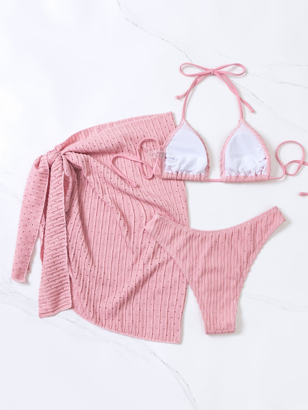 Stilla | Triangle Bikini top og natkjole nederdel