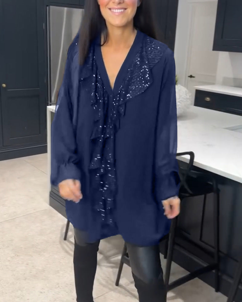 Stilla | Elegant Bluse Med Rynker