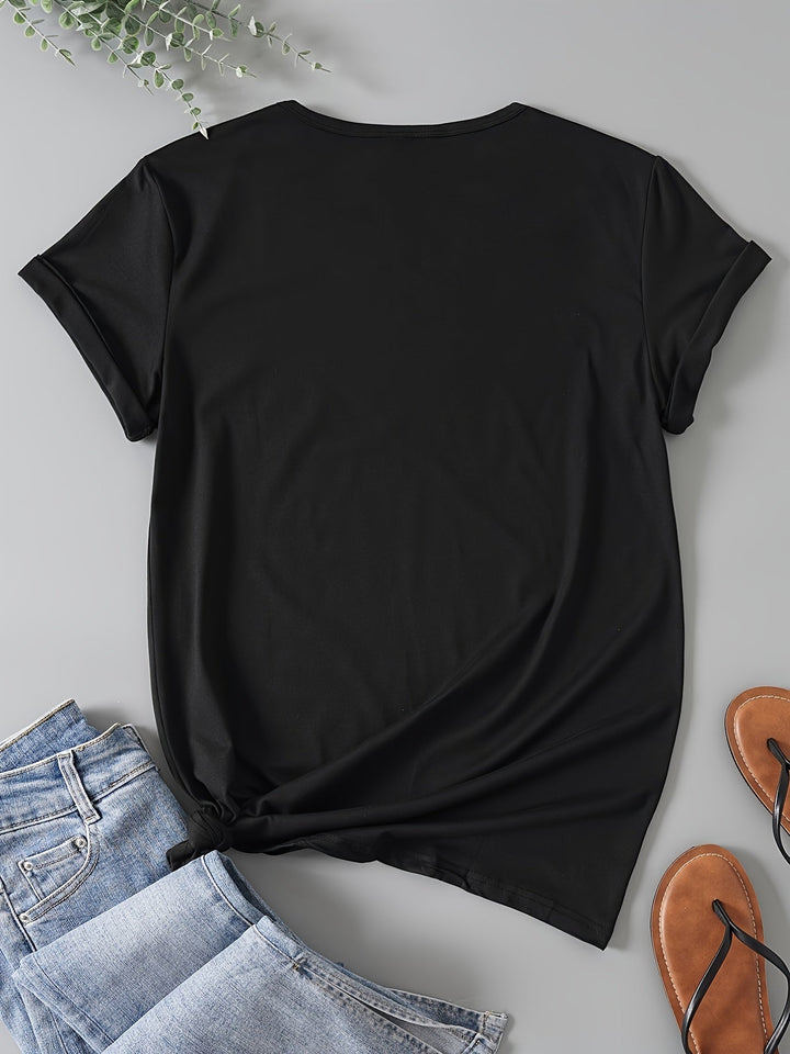 Stilla | Dame T-Shirt Med Hjerteprint