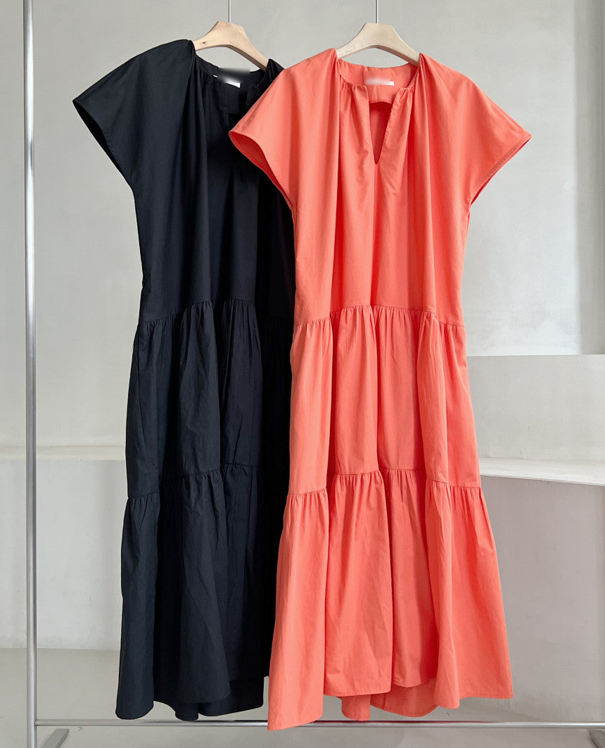 Stilla | Midi Skirt med Volanter