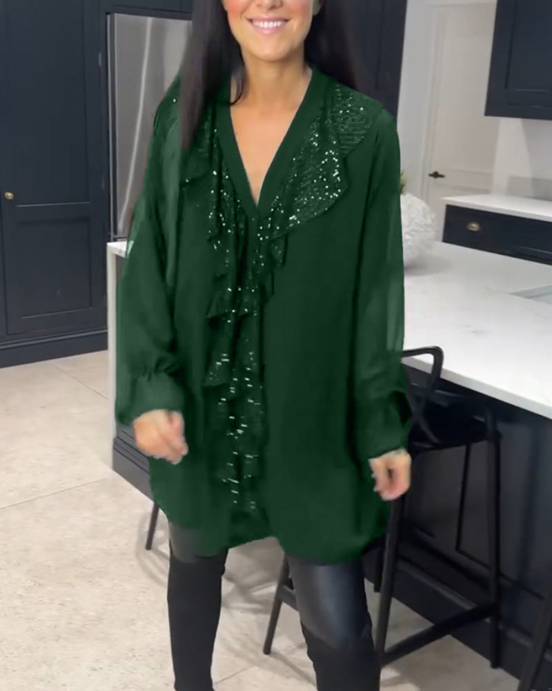 Stilla | Elegant Bluse Med Rynker