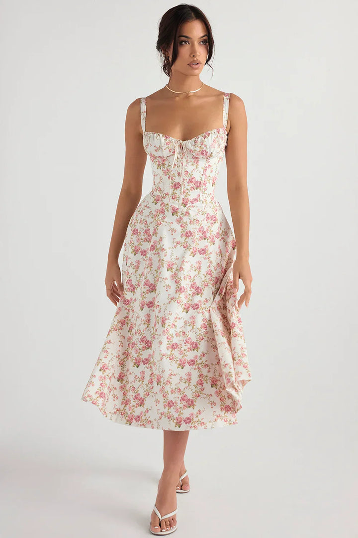 Stilla | Solskin Bustier Carmen Print